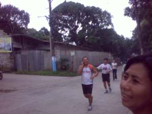 A few meters from the St. Michael's Retreat House