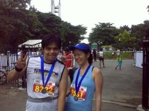 21K Finishers-Who wouldn't love joining the race with Bessie? 21K Finishers-Who wouldn't love joining the race with Bessie?