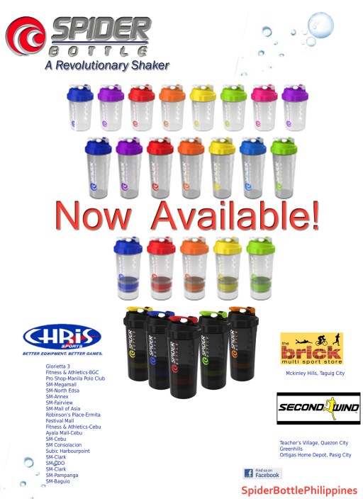 Spider Bottle - a revolutionary shaker with the best 2go feature www,facebook.com/spiderbottlephilippines