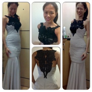 And what comes with the Calm...is a time to wear my sister Mimi's creation 