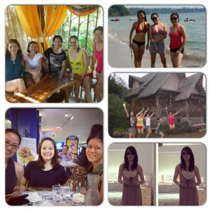 Awesome Meanies friends from High School Anne, Dai and Michelle