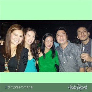 Berocca daily has been keeping me from getting sick. So when I got free pass to party with them and celebrate, I took the opportunity. Okay, I was sleepy by 12 midnight so keeping myself up until I got home was sort of training. (With my sister and my favorite couple friend Dimples Romana and Boyet Ahmee with friend.