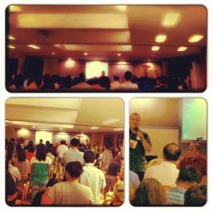 At Brother Francis Itturalde's birthday celebration