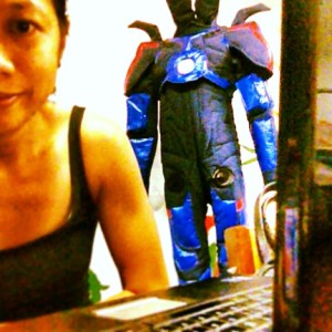 Working with Gypsy Dagger behind me hopefully to give me extra power... (at Bumblebee & Company)