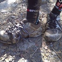Trail shoes and lots of straw laces