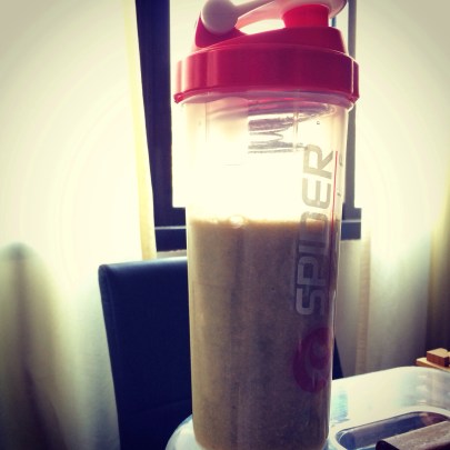 Eat Healthy. On days that I have no time to prepare breakfast, I'll have this bottle. Apple, Banana, Spinach, Ampalaya, Carrot & Malunggay.