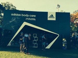 Adidas Body Care booth at Run United 2